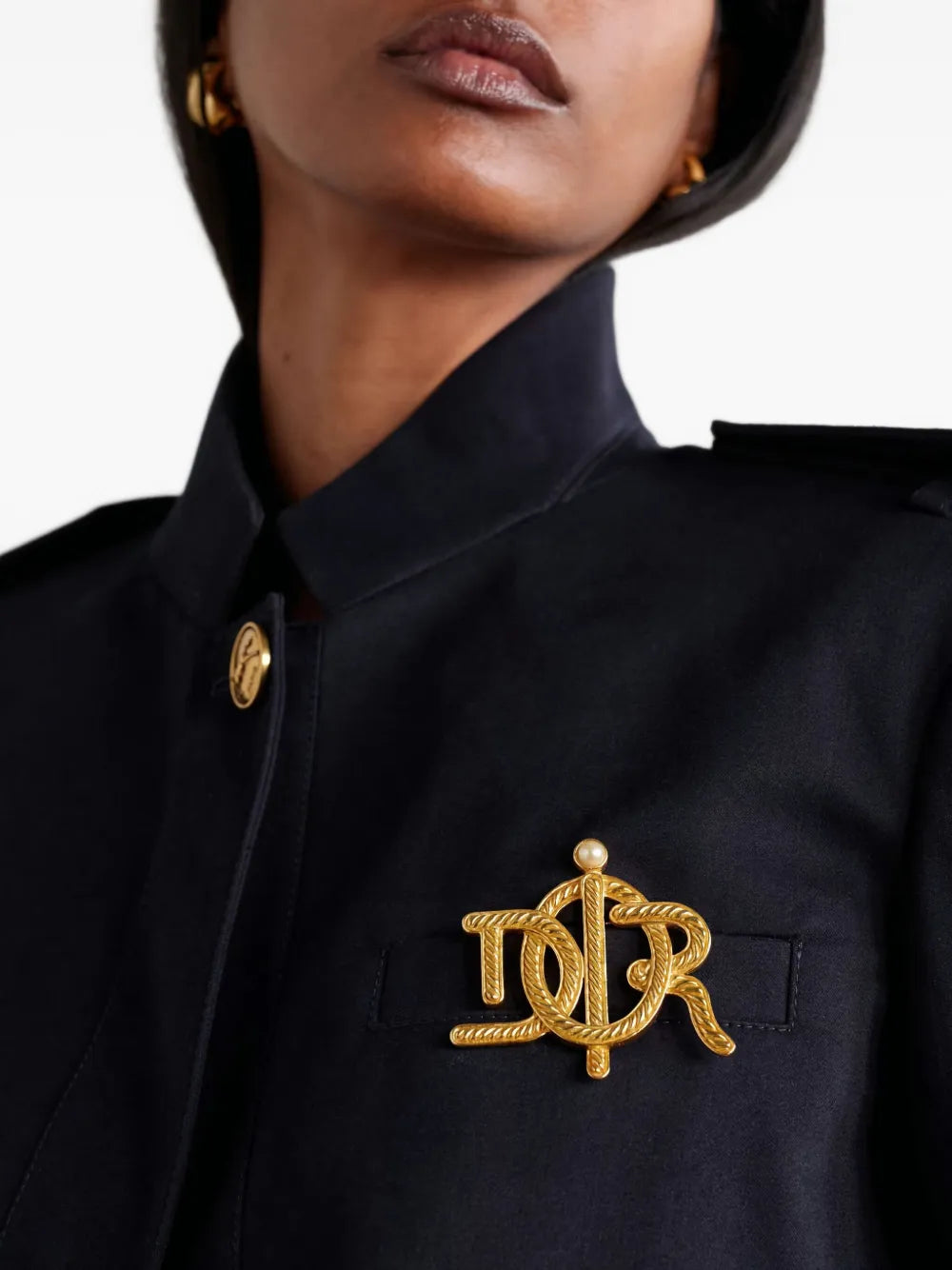 1980s CD-logo brooch