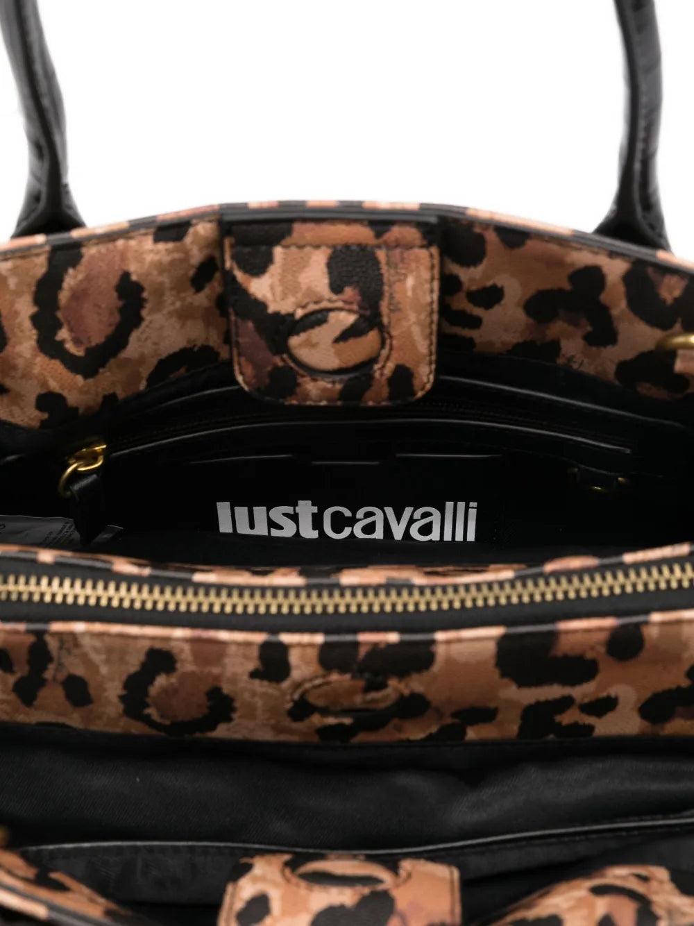 leopard-print tote bag