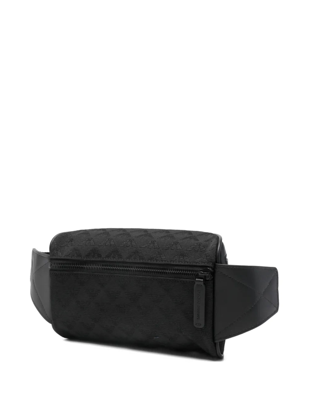 logo-pattern belt bag