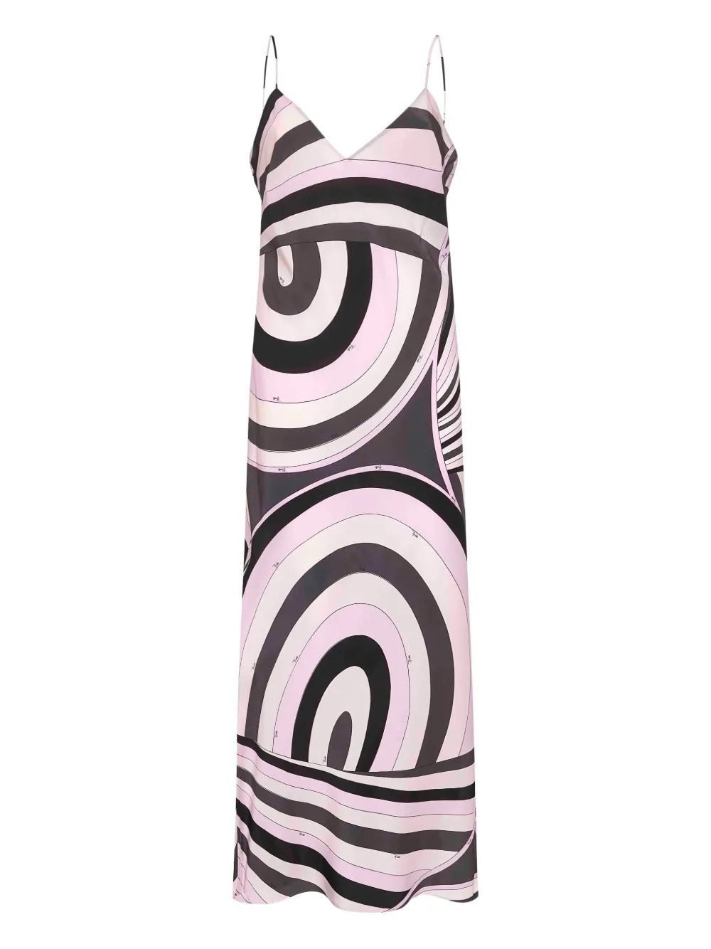Iride-print maxi dress