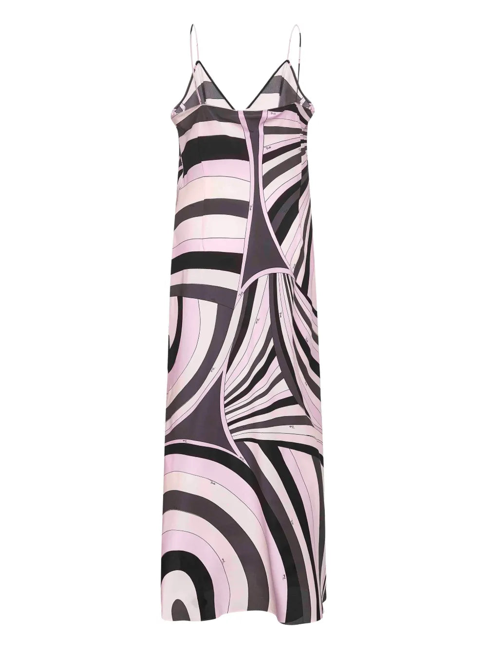 Iride-print maxi dress