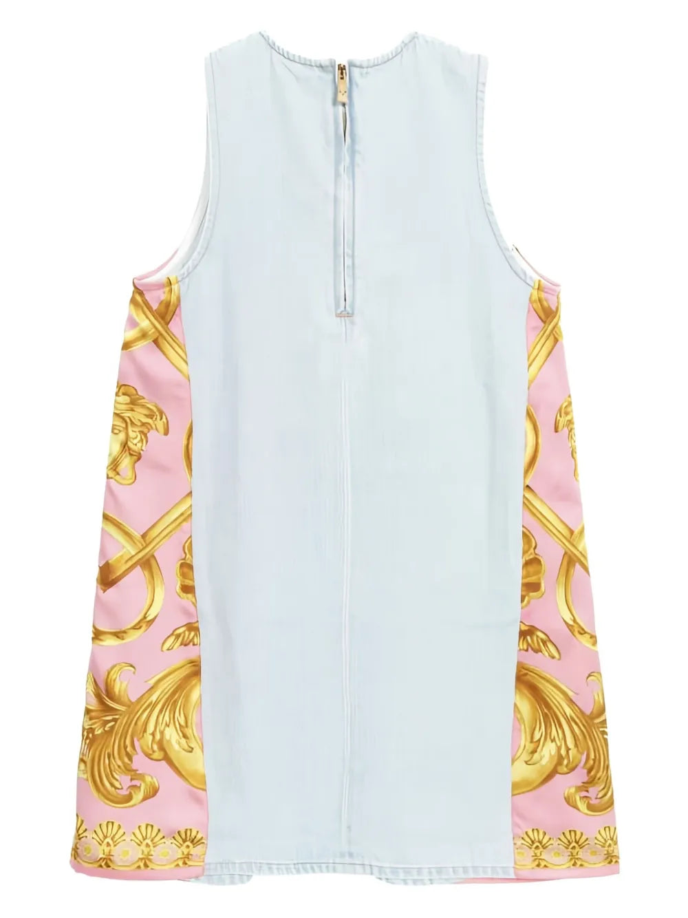 2010s medusa-print denim dress