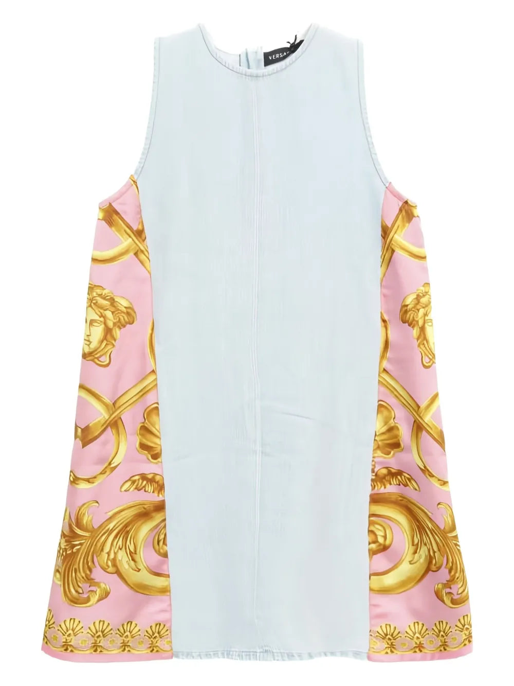 2010s medusa-print denim dress