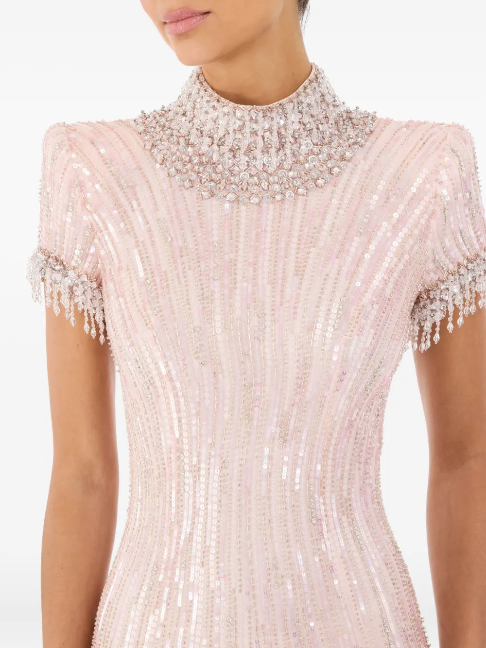 Madeleine beaded maxi dress