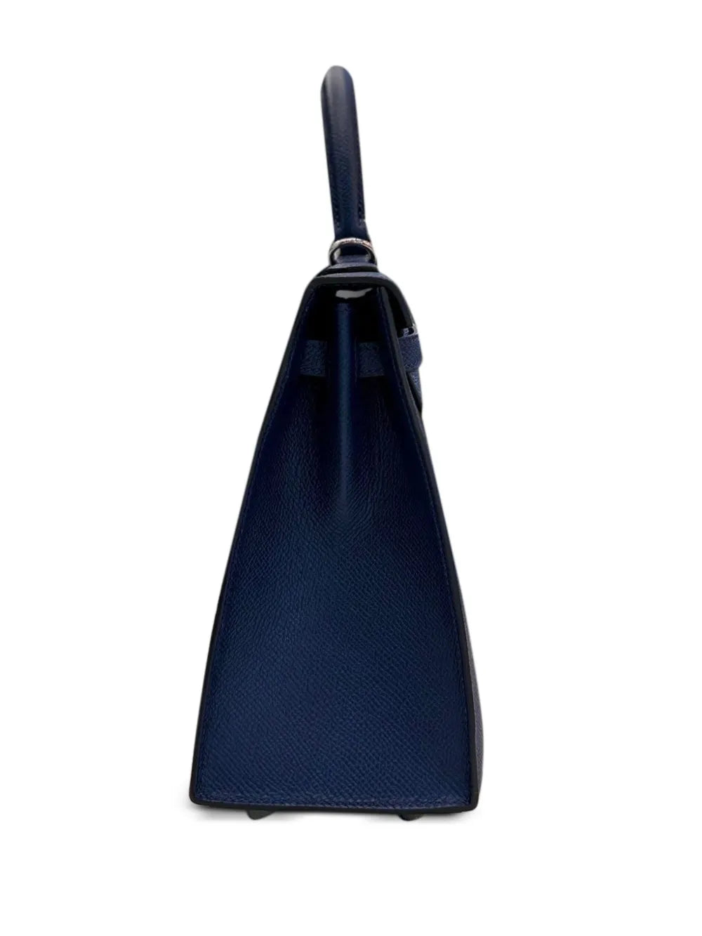 2024 Kelly Sellier 25 Epsom-leather palladium-hardware tote bag