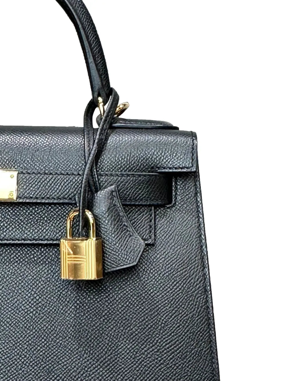2024 Kelly Sellier 28 Epsom gold-hardware handbag