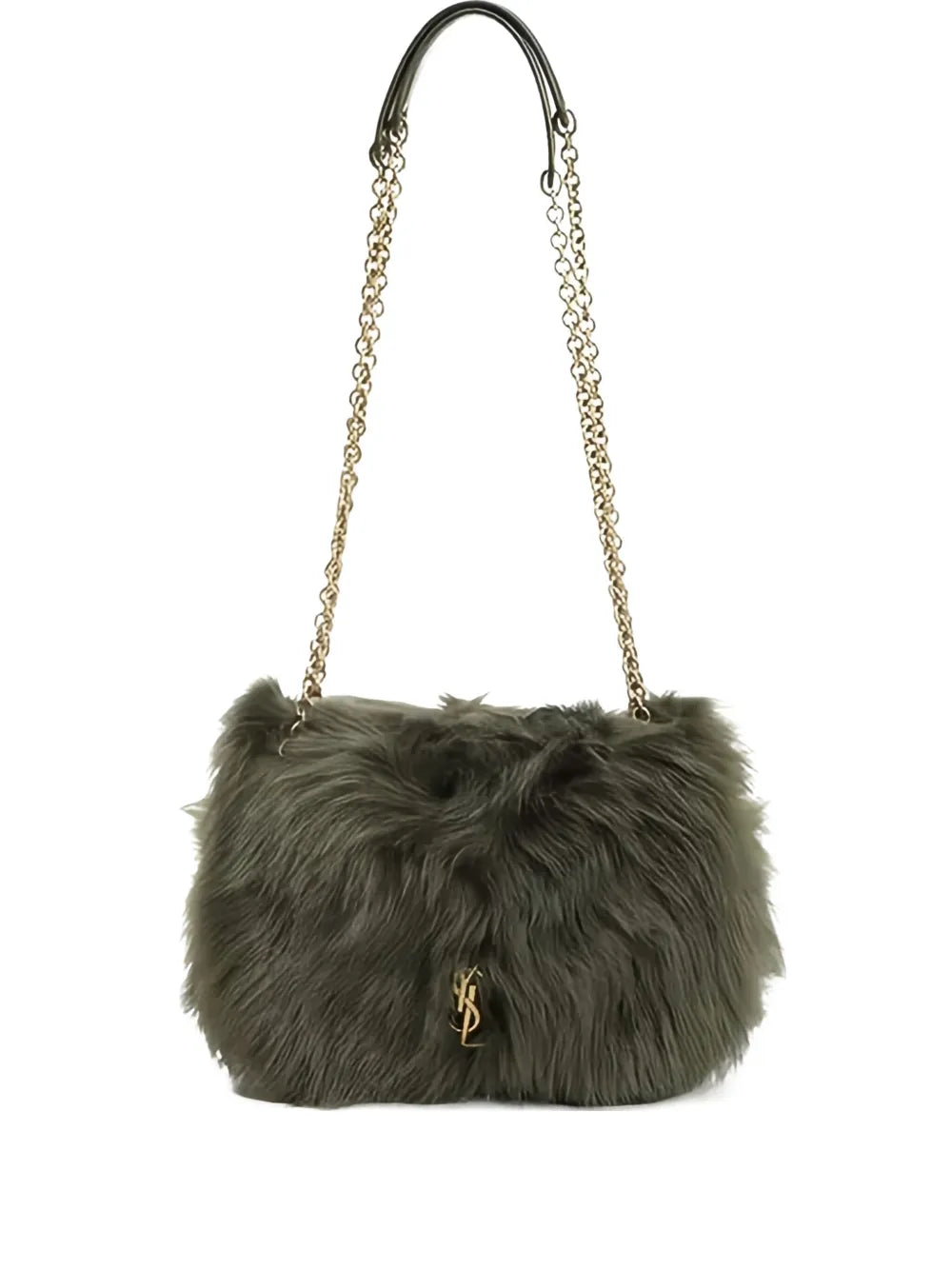 Jamie shearling shoulder bag