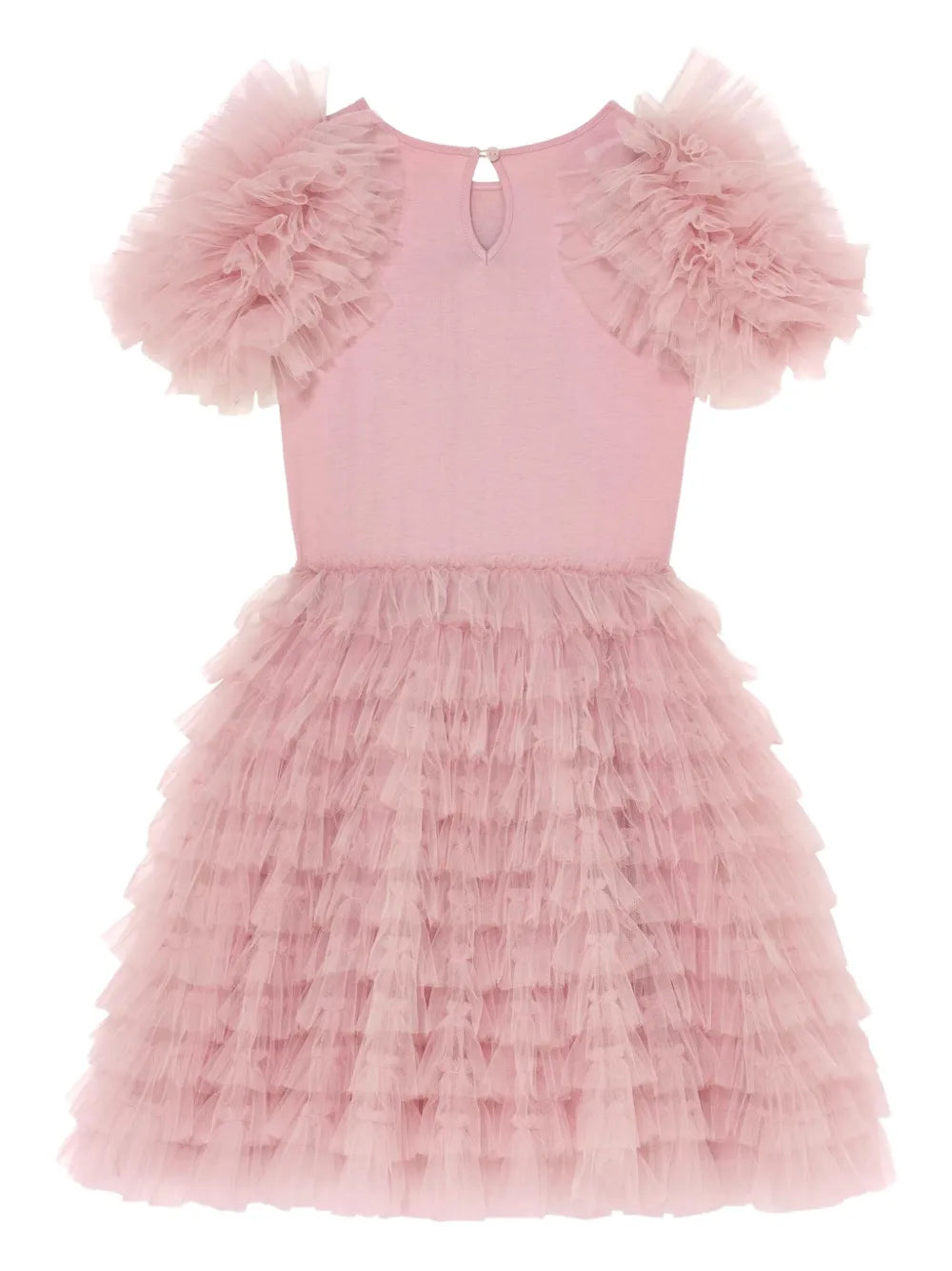 Tapestry ruffled tutu dress
