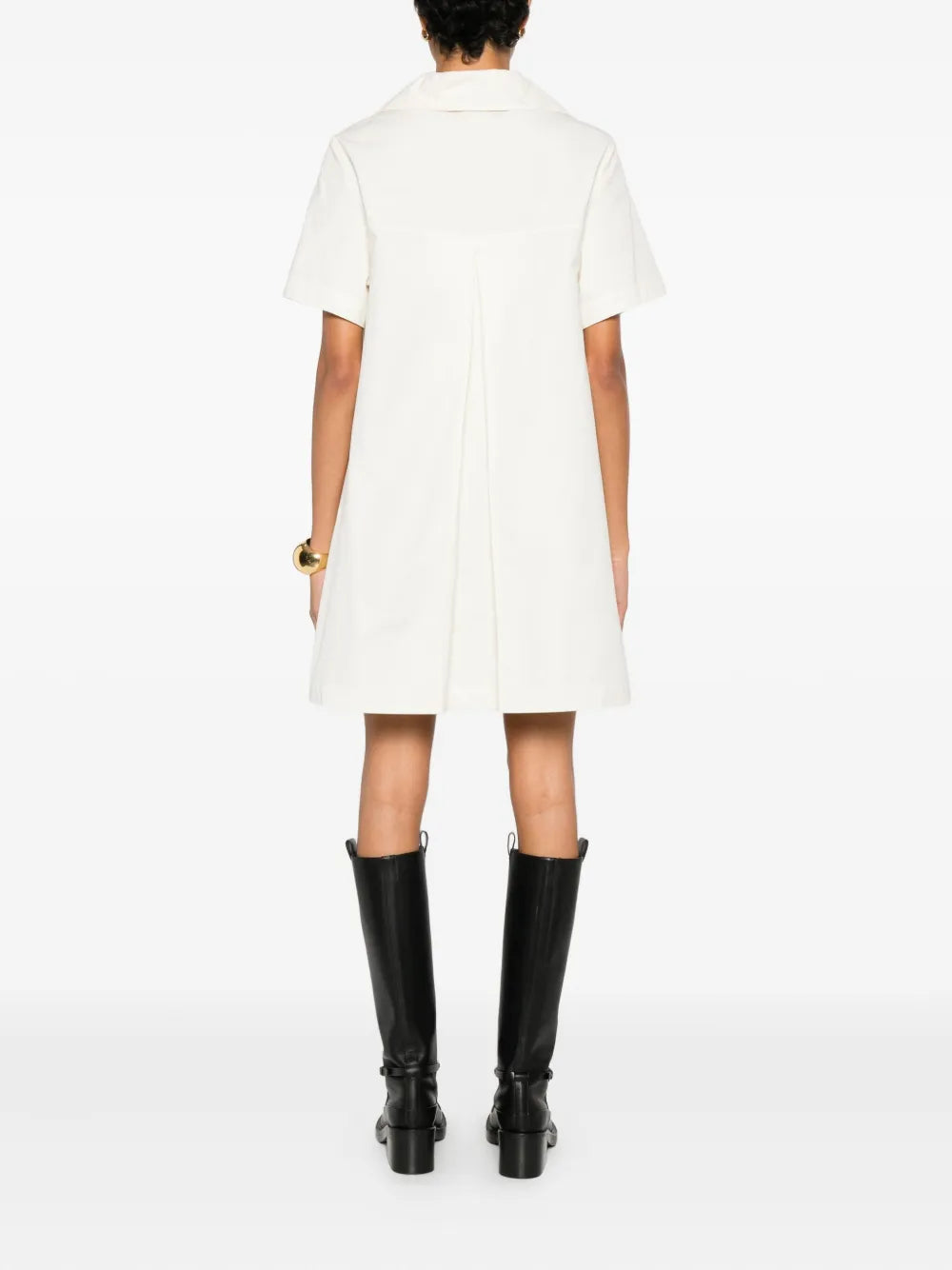 2020s logo-patch mini dress
