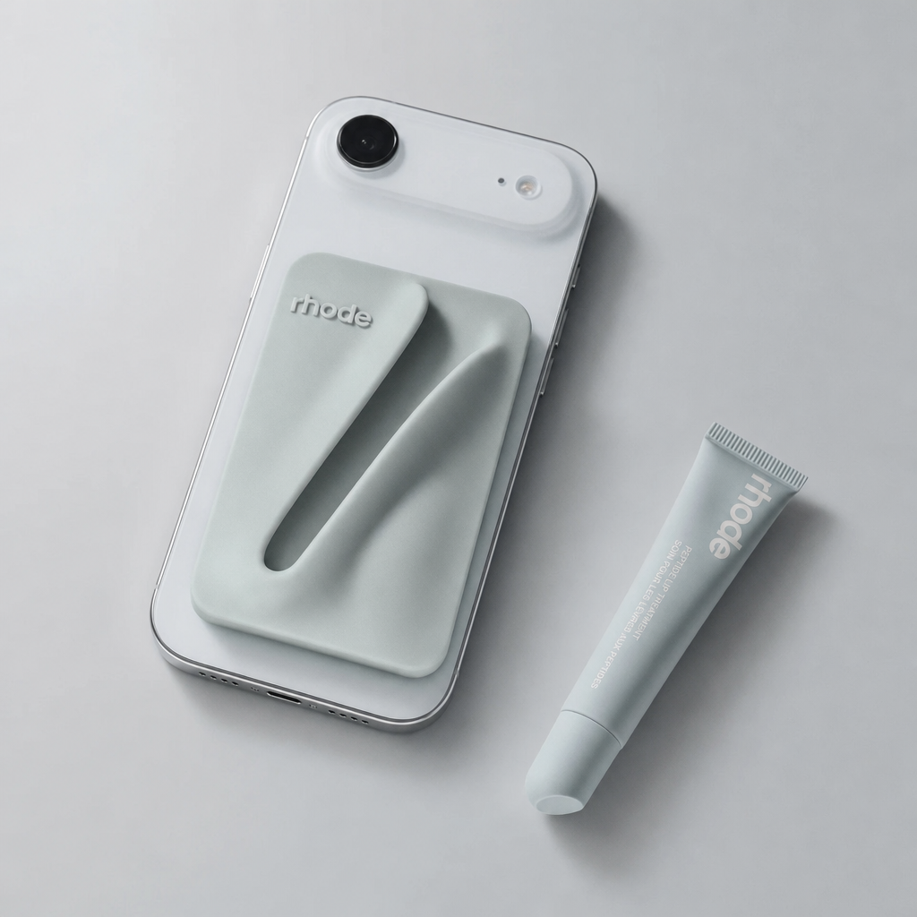snap-on lip case Lip holder with MagSafe GREY
