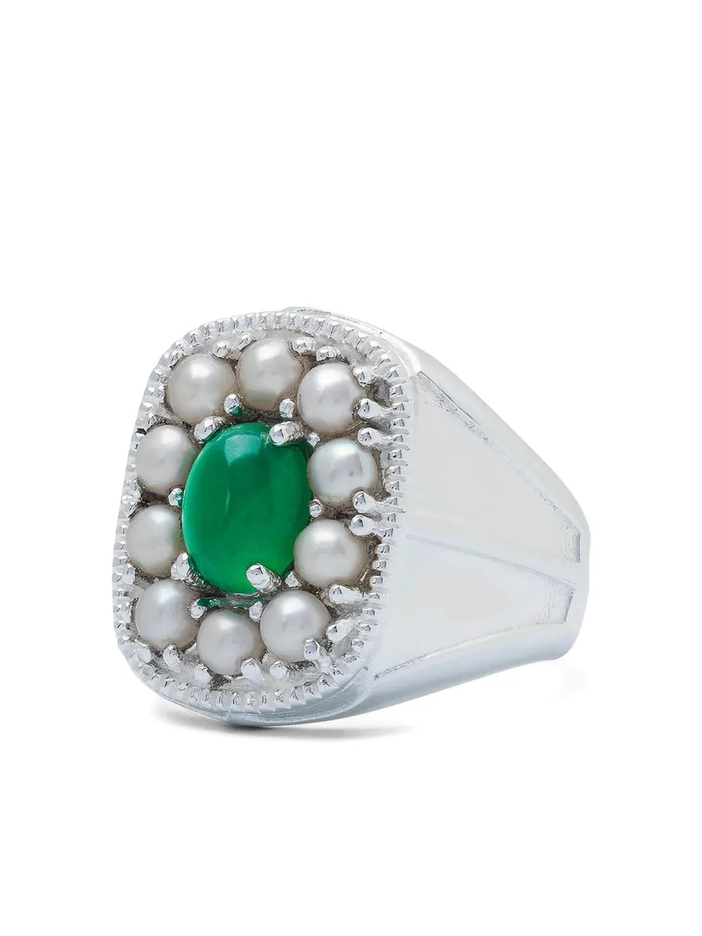pearl-detail ring