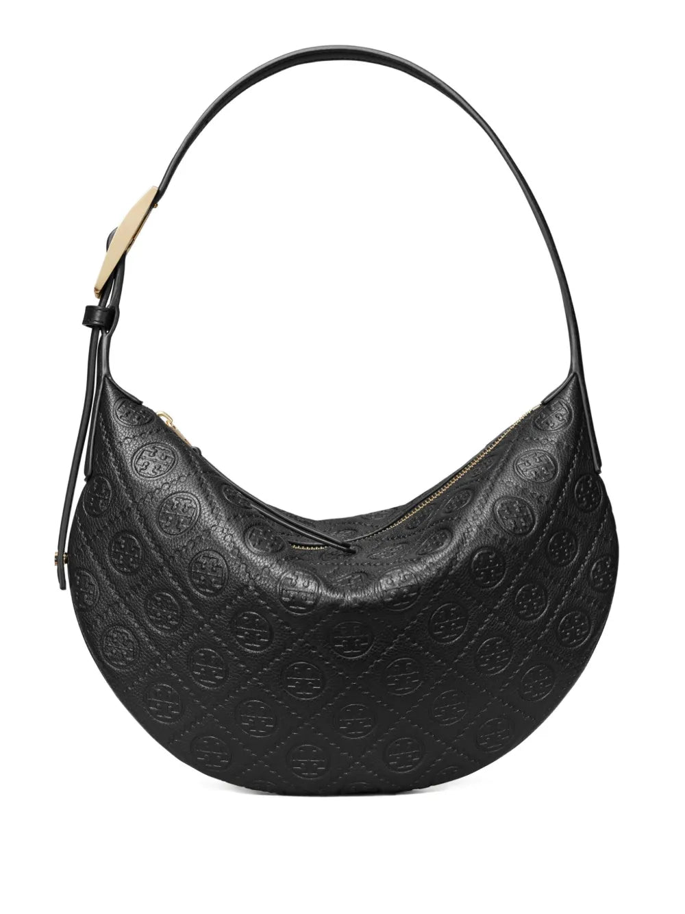 T Monogram balloon small pebble shoulder bag