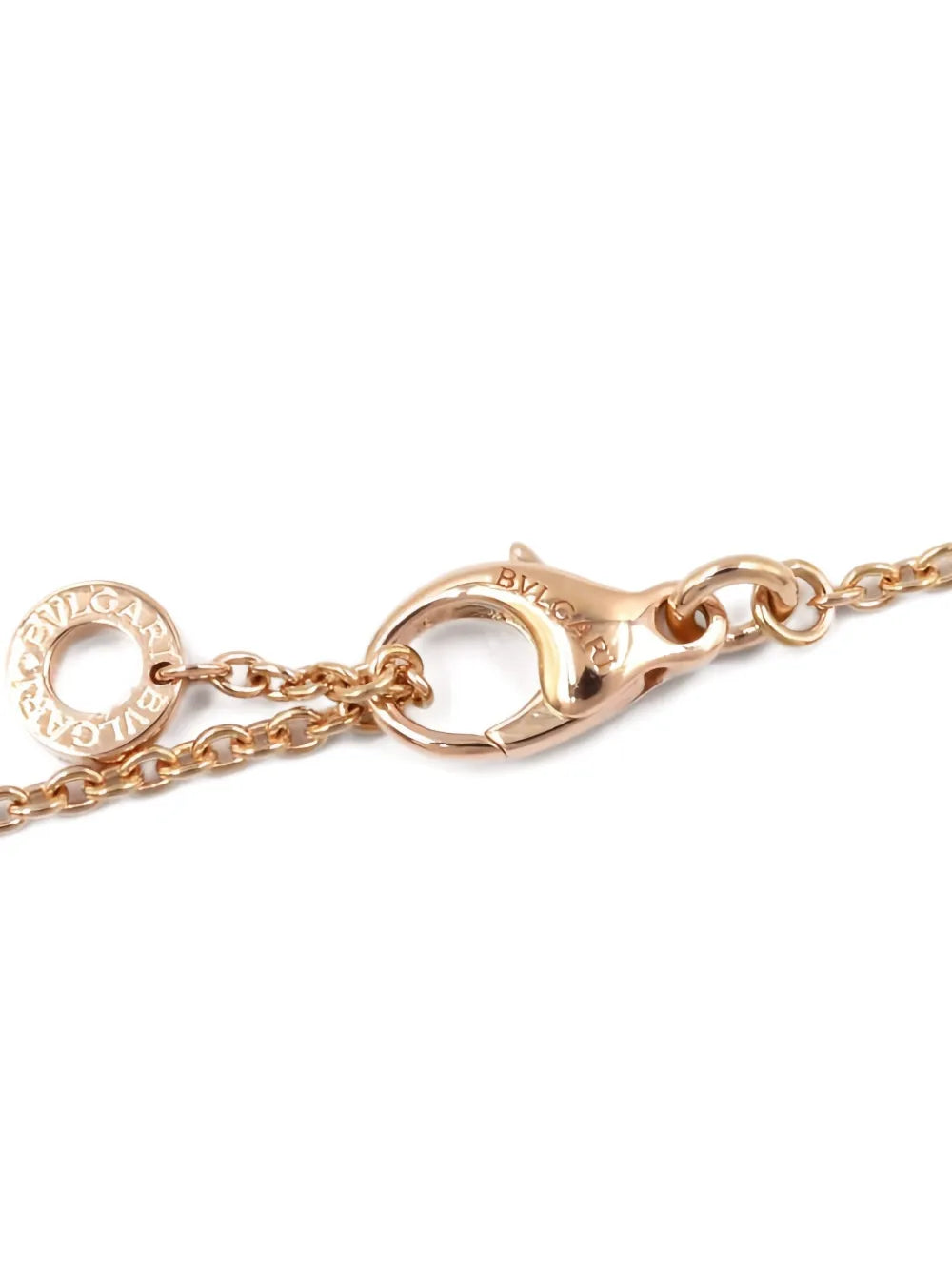 2010s 18K rose gold B-zero1 B ceramic necklace