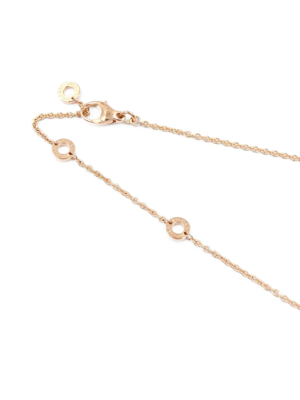 2010s 18K rose gold B-zero1 B ceramic necklace
