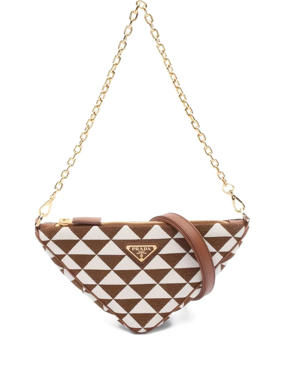 2010s Symbole triangle shoulder bag