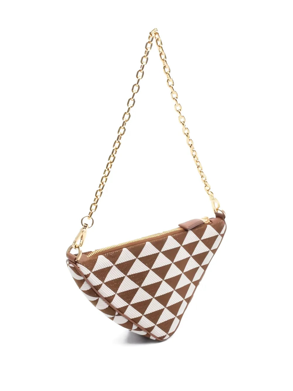 2010s Symbole triangle shoulder bag