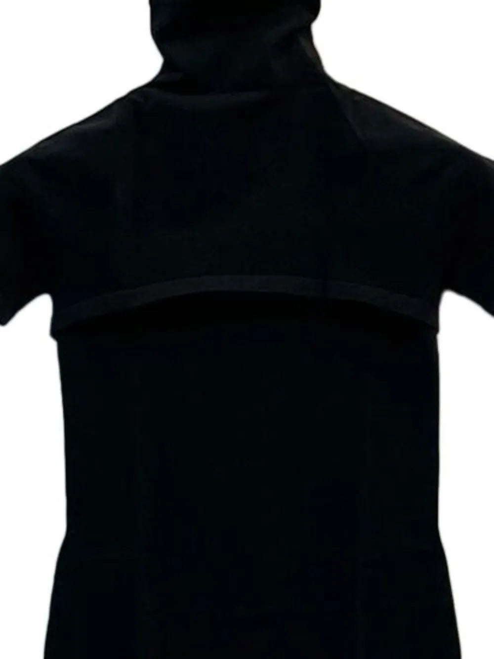 cut-out roll-neck dress