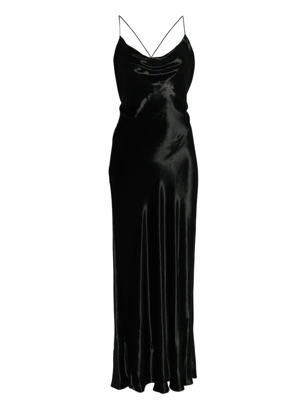 scoop-neck dress