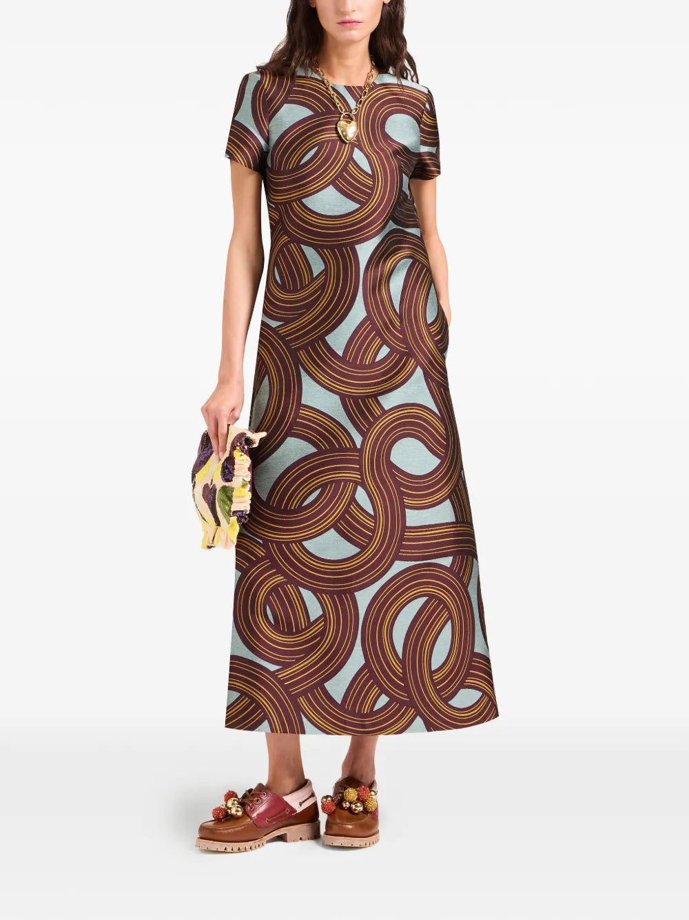 Swing midi dress