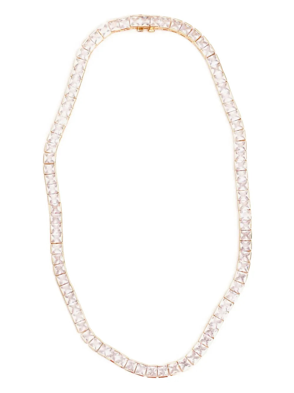 Tennis square necklace