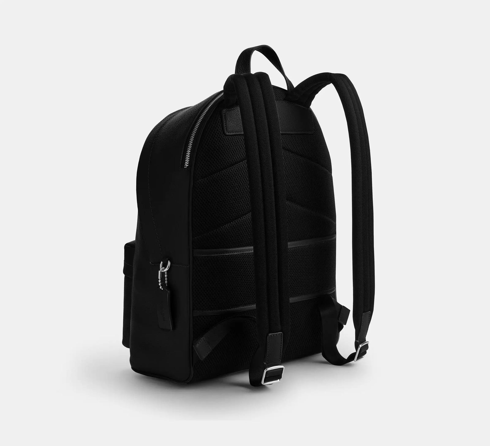 Taylor Backpack Comparable Value pebbled leather/Silver/Black