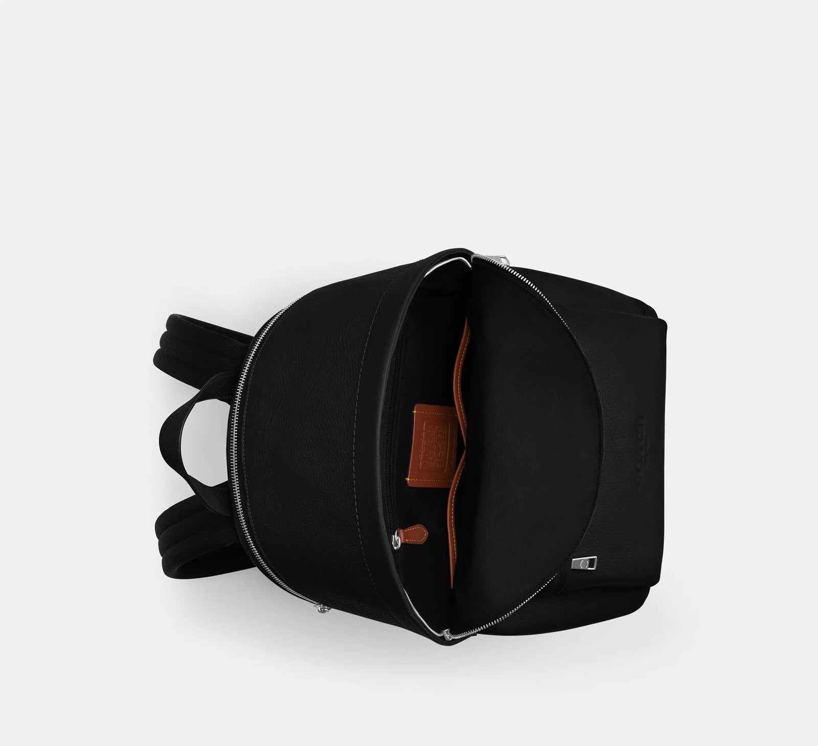 Taylor Backpack Comparable Value pebbled leather/Silver/Black
