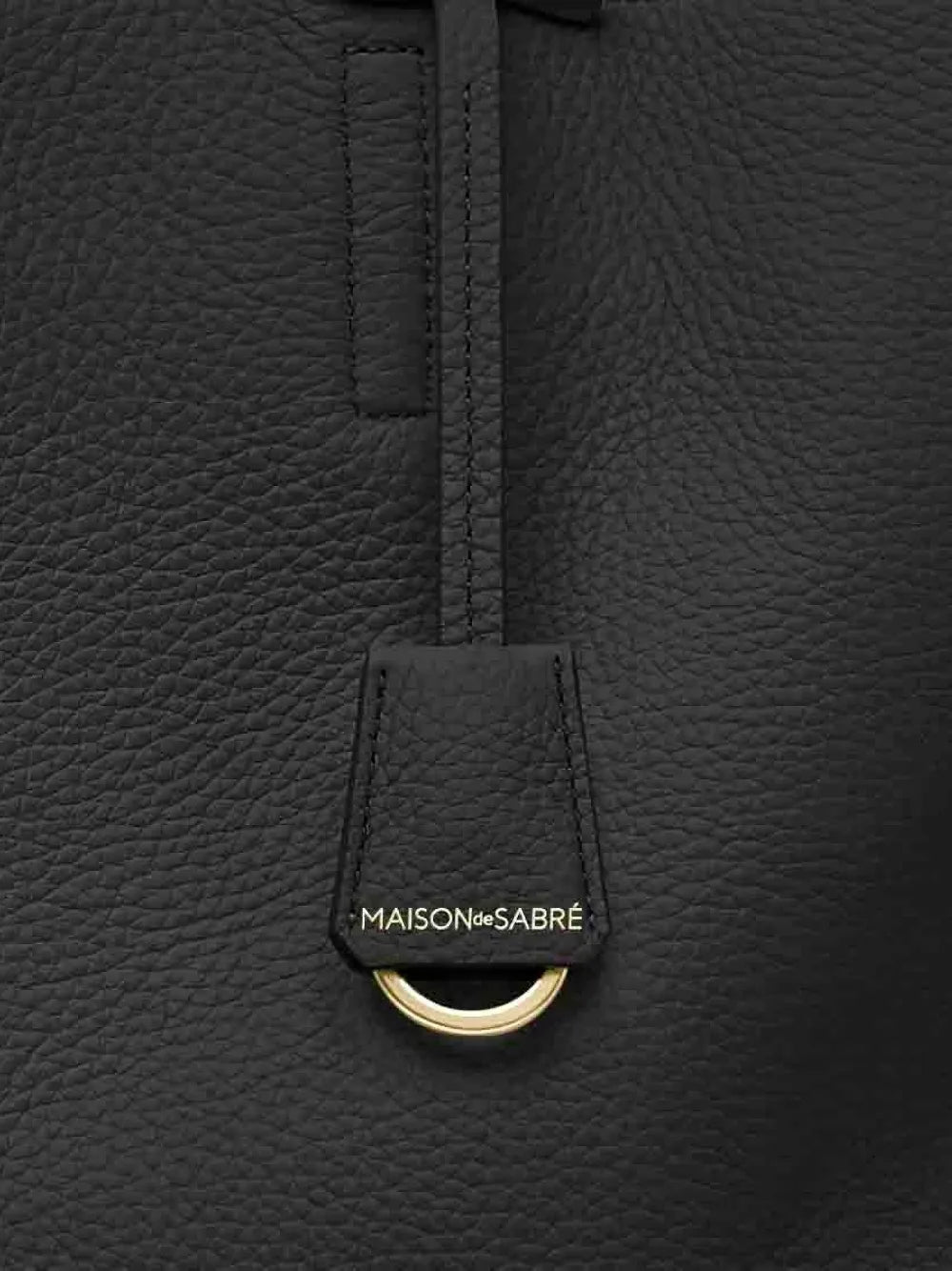 zipped leather soft tote