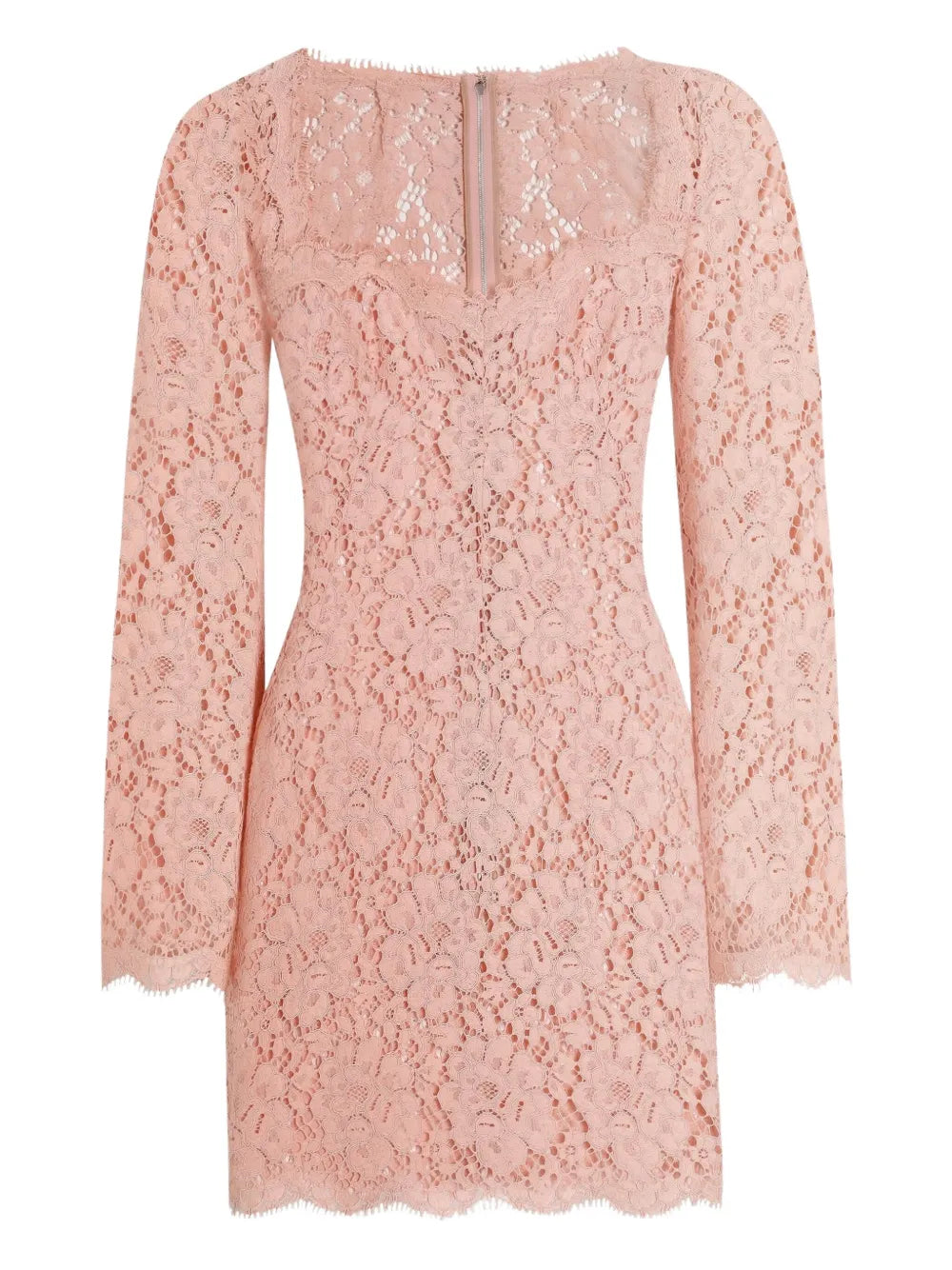 cordonetto lace mini dress