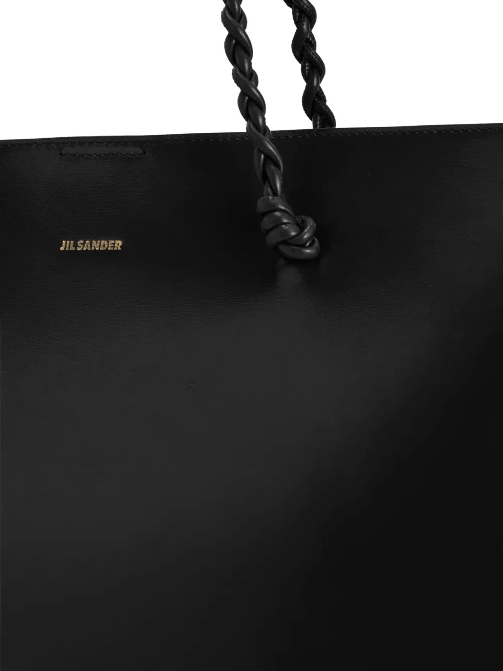  Tangle knotted handle embossed logo tote