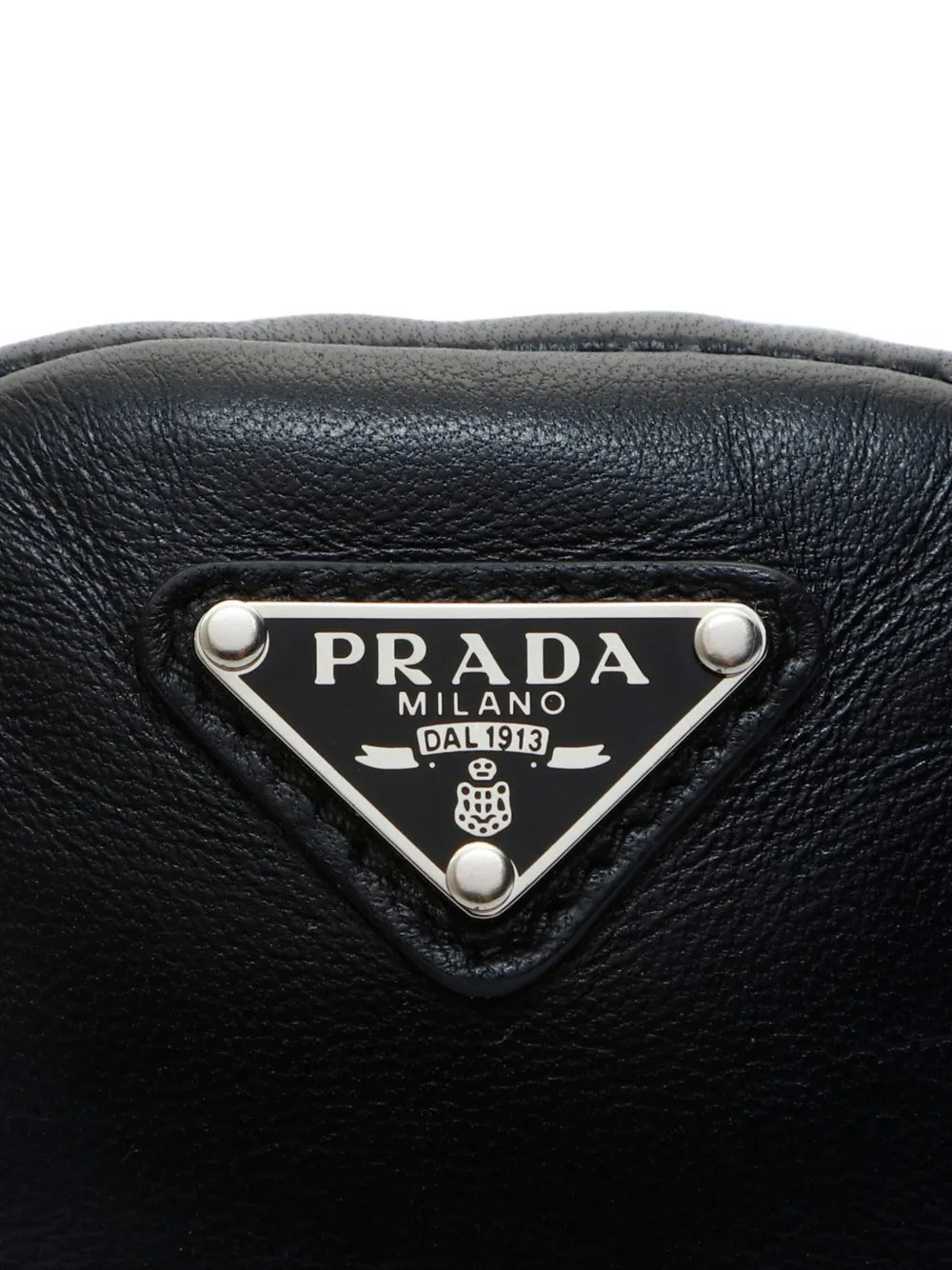 2020s mini logo-plaque pouch
