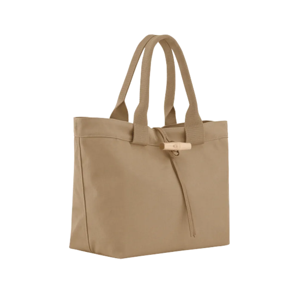 Longchamp Le Roseau Tote bag Desert - Canvas