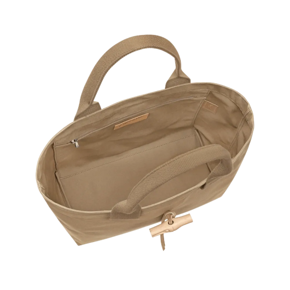 Longchamp Le Roseau Tote bag Desert - Canvas