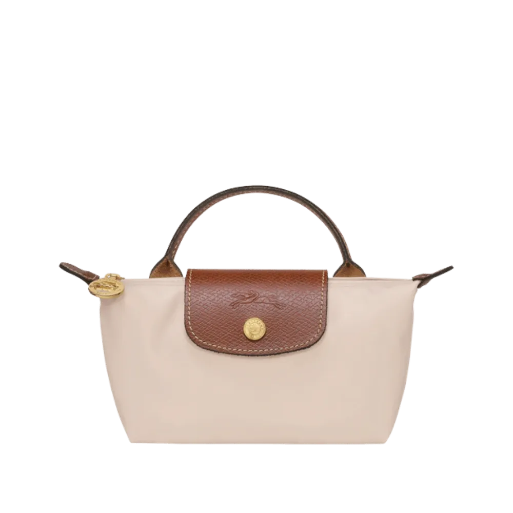 Longchamp Le Pliage Original Pouch with handle Paper - Recycled canvas
