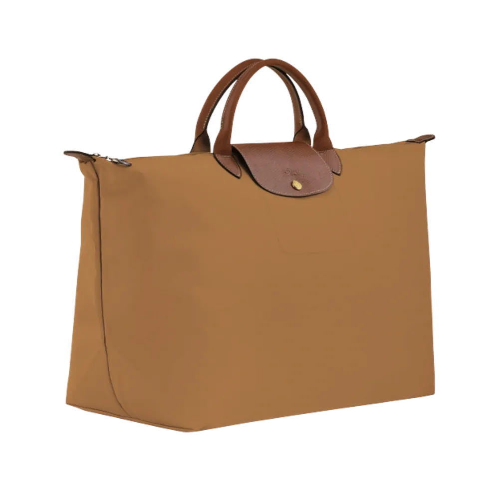 Longchamp Le Pliage Original M Handbag Fawn - Recycled canvas