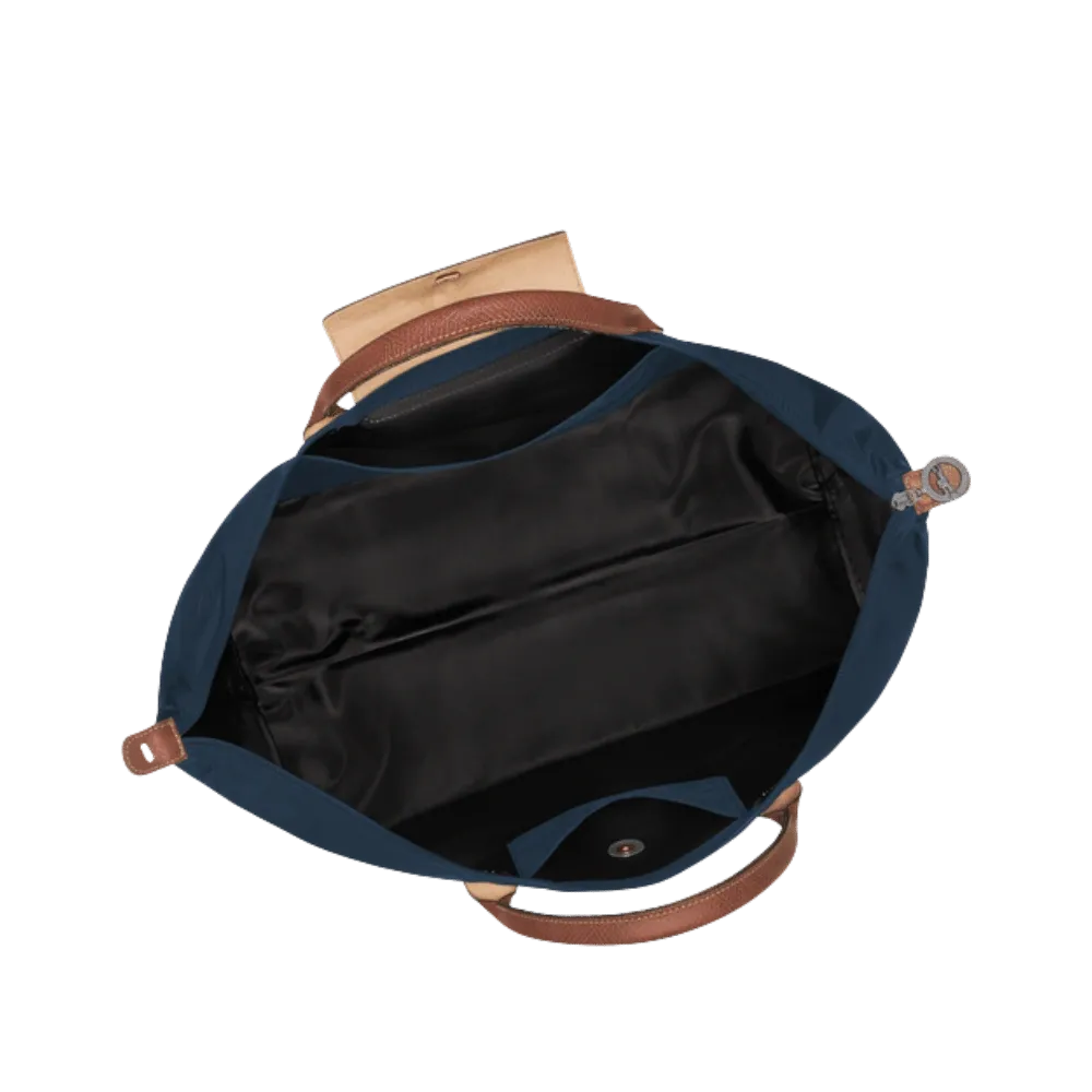 Longchamp Le Pliage Original M Handbag Navy - Recycled canvas