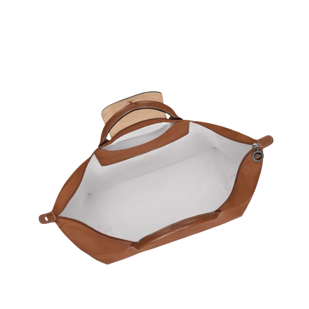 Longchamp Le Pliage Original L Travel bag Cognac - Recycled canvas
