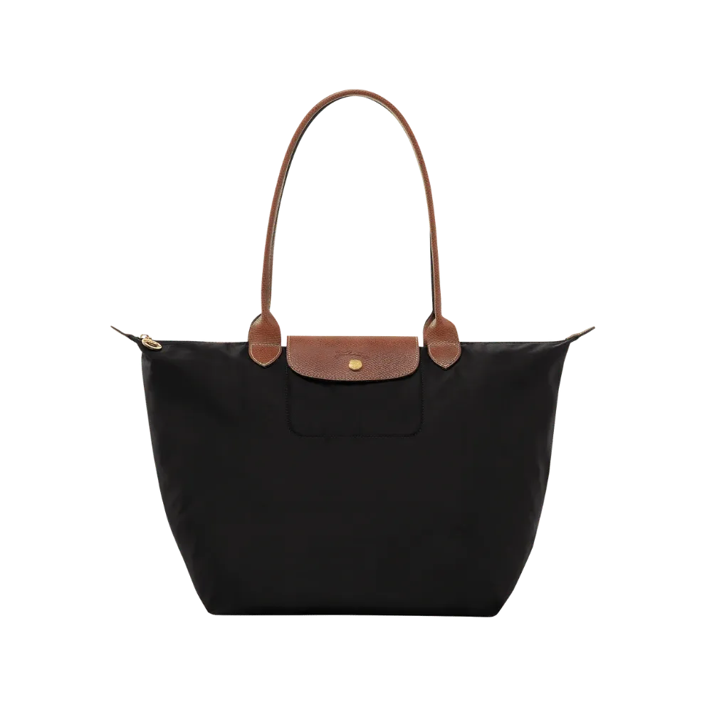 Longchamp Le Pliage Original M Tote bag Black - Recycled canvas