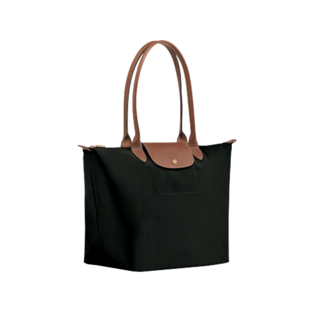 Longchamp Le Pliage Original M Tote bag Black - Recycled canvas