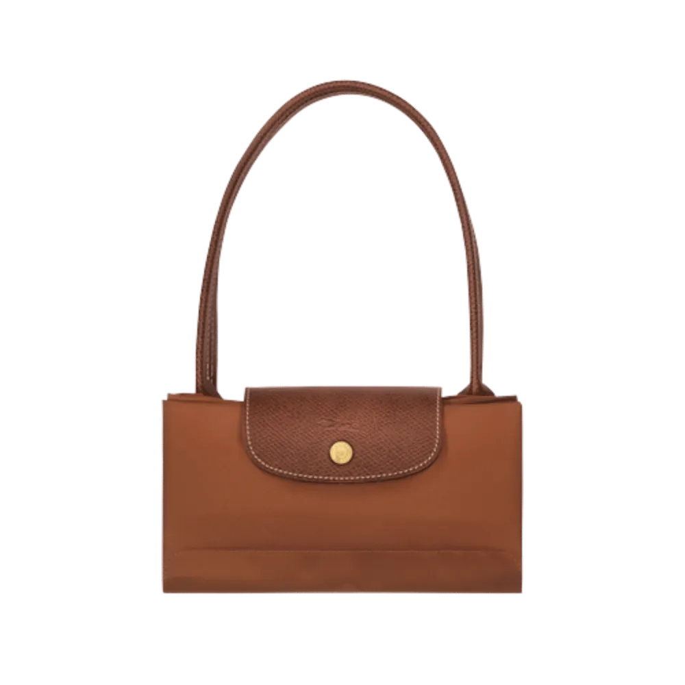 Longchamp Le Pliage Original M Tote bag Cognac - Recycled canvas