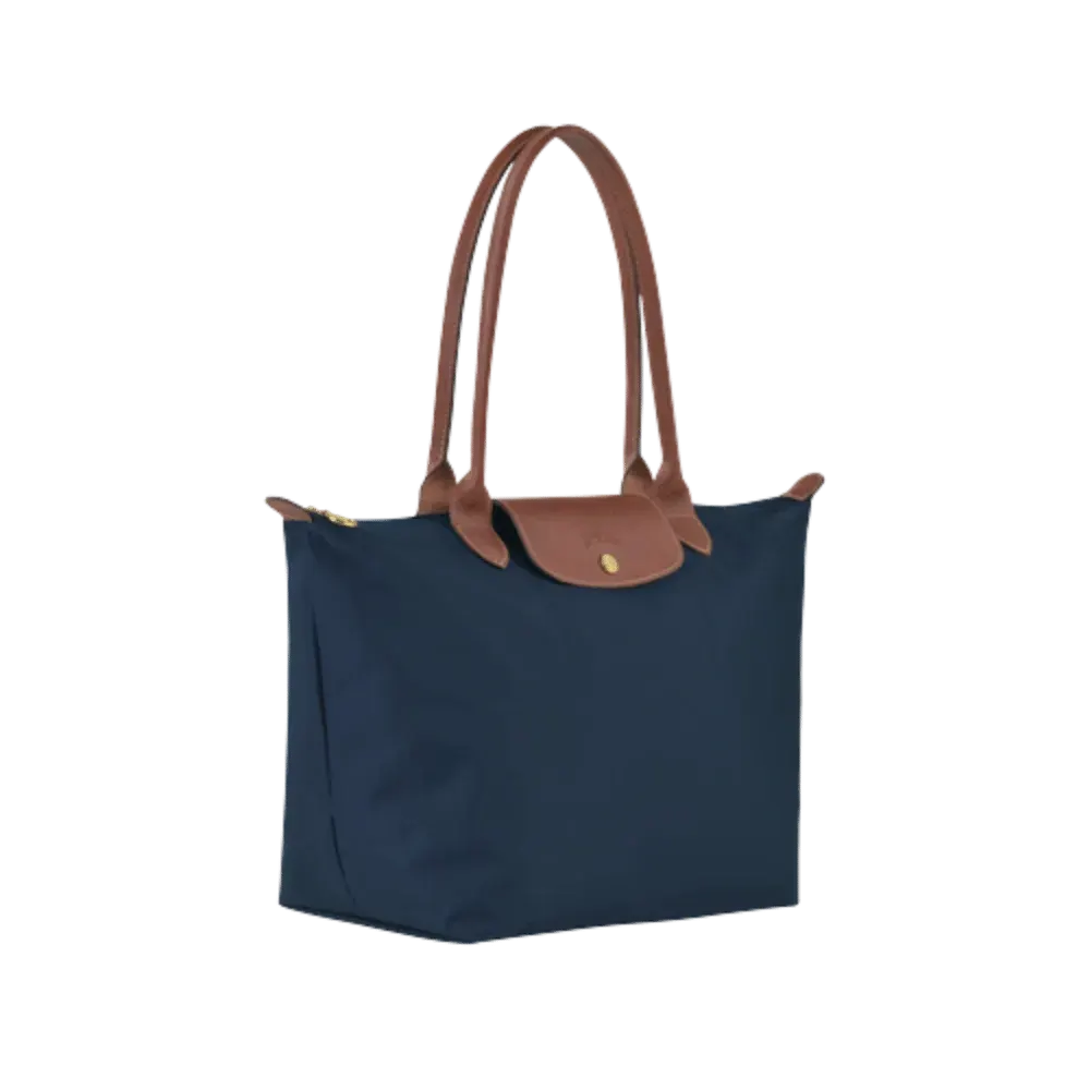 Longchamp Le Pliage Original M Tote bag Navy - Recycled canvas