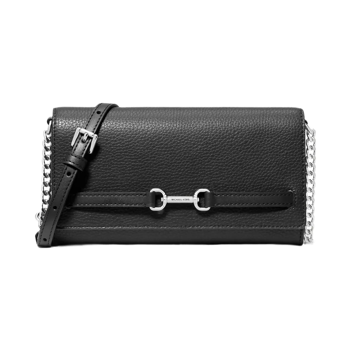 Michael Kors Jet Set Small Printed Wristlet Black