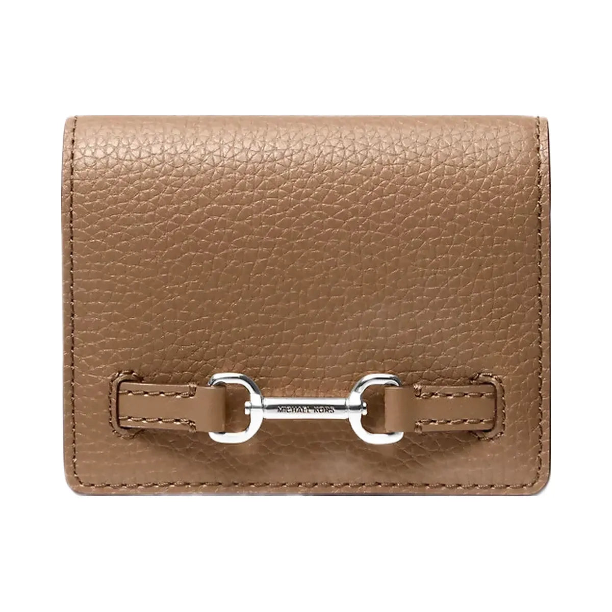 Michael Kors Carson Small Pebbled Leather Wallet Driftwood