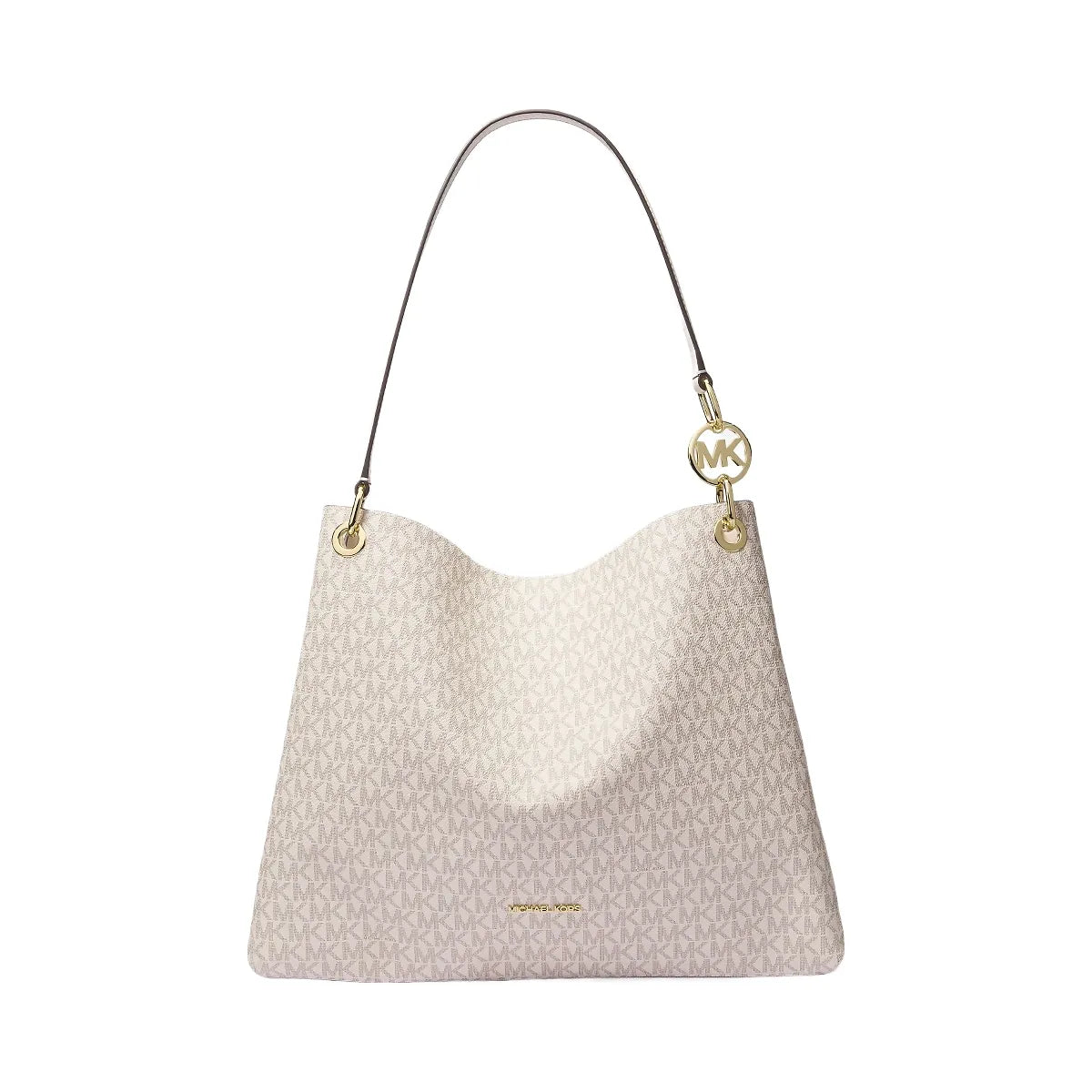 Michael Kors Christina Large Signature Logo Shoulder Bag Lt Crm Multi