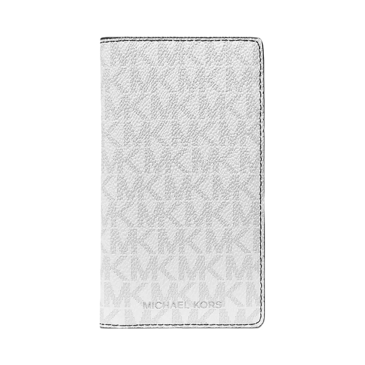 Michael Kors Cooper Large Logo Bi-Fold Card Case Bright Wht