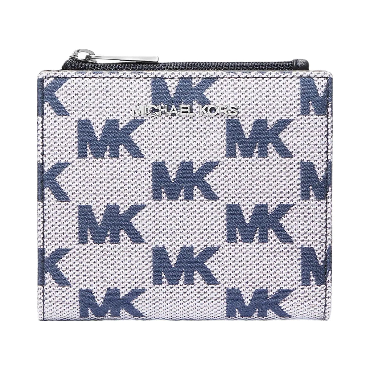 Michael Kors Cooper Logo Jacquard Wallet Navy