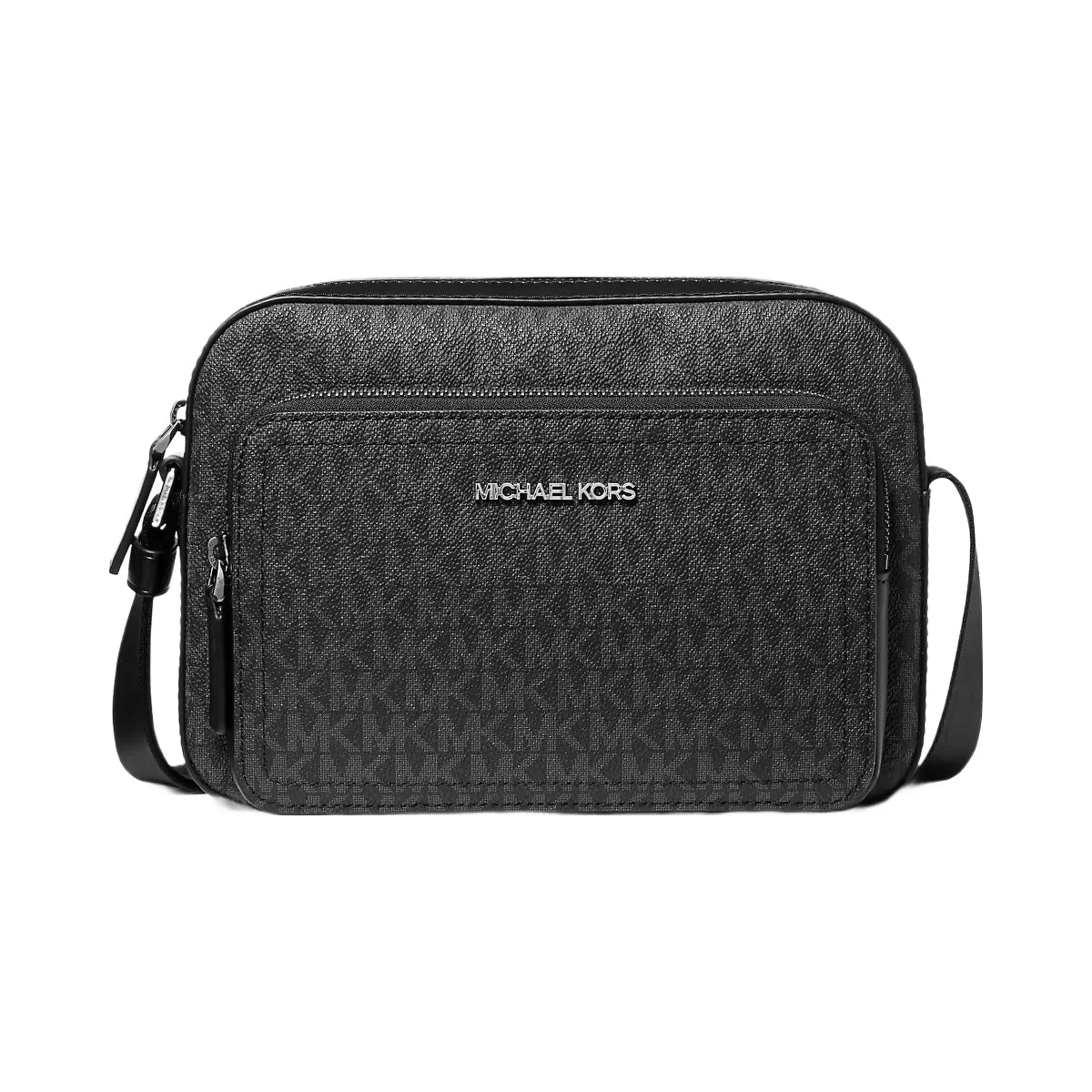 Michael Kors Cooper Signature Logo Utility Crossbody Bag Black