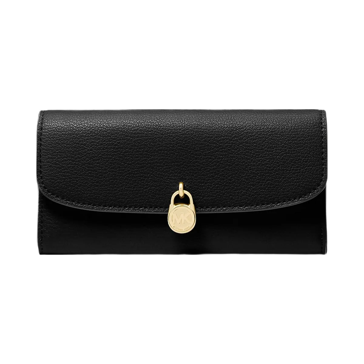 Michael Kors Hamilton Large Leather Continental Wallet Black