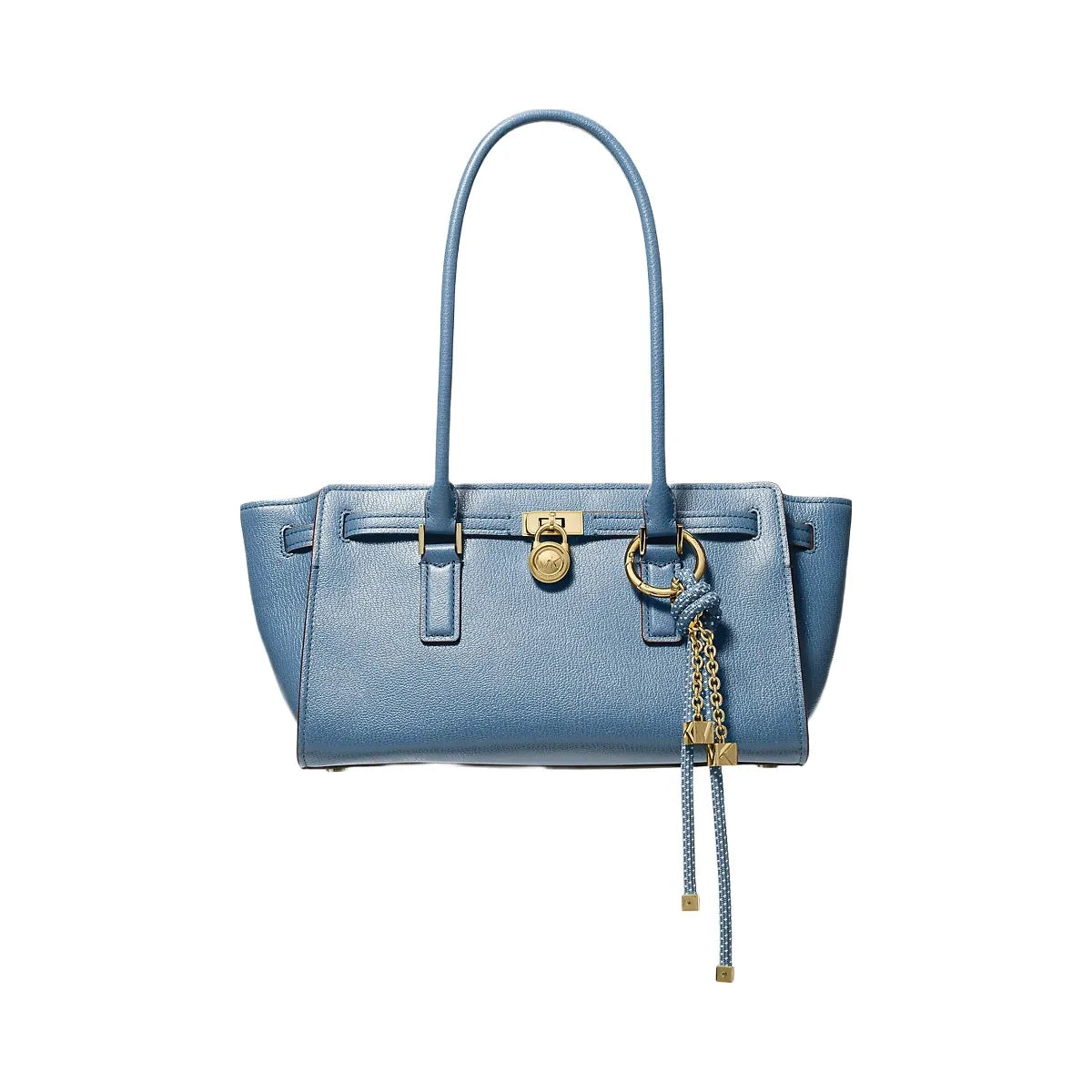Michael Kors Hamilton Moderne Small Leather Satchel French Blue