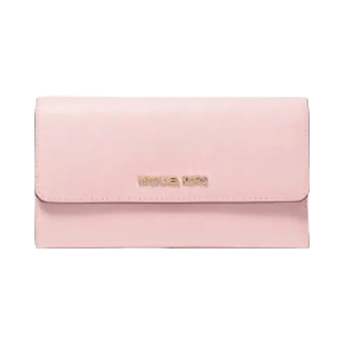 Michael Kors Jet Set Travel Crossgrain Leather Tri-Fold Wallet Powder Blush