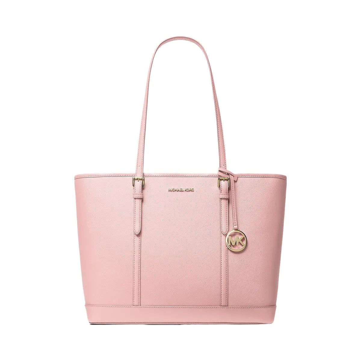 Michael Kors Jet Set Travel Large Saffiano Leather Tote Bag Powder Blush